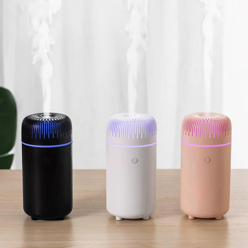 Mini Car Air Humidifier USB Aroma Diffuser Aromatherapy Romantic Light USB Aroma Essential Oil Diffuser Home Car Air Purifier