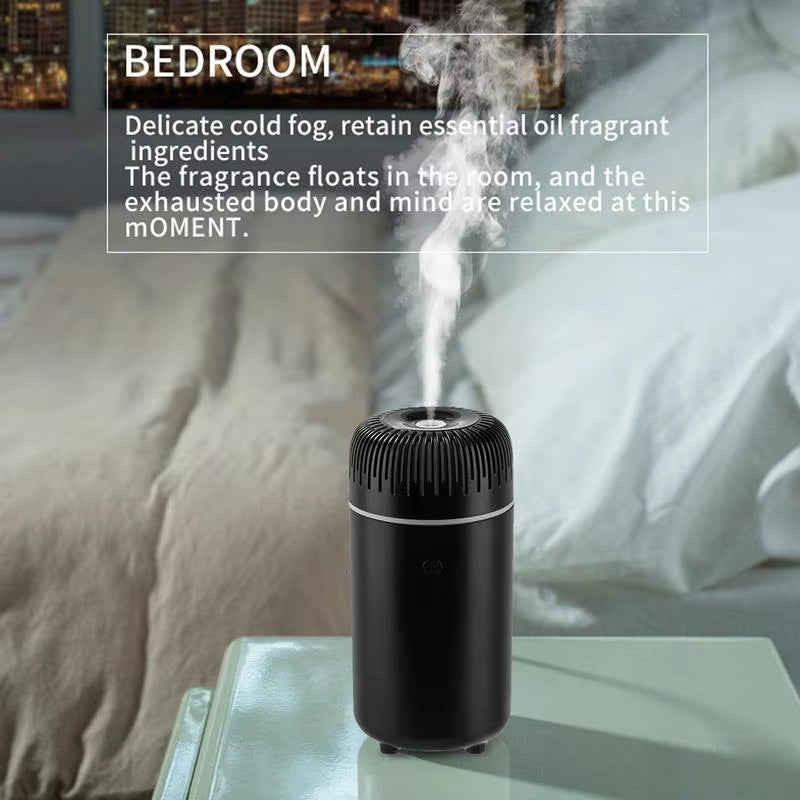 Mini Car Air Humidifier USB Aroma Diffuser Aromatherapy Romantic Light USB Aroma Essential Oil Diffuser Home Car Air Purifier